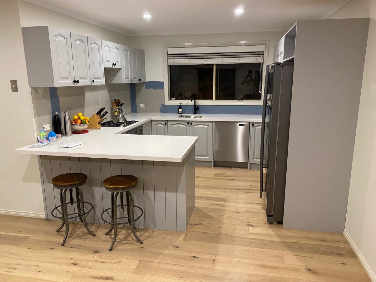After photo of full kitchen renovation Melbourne